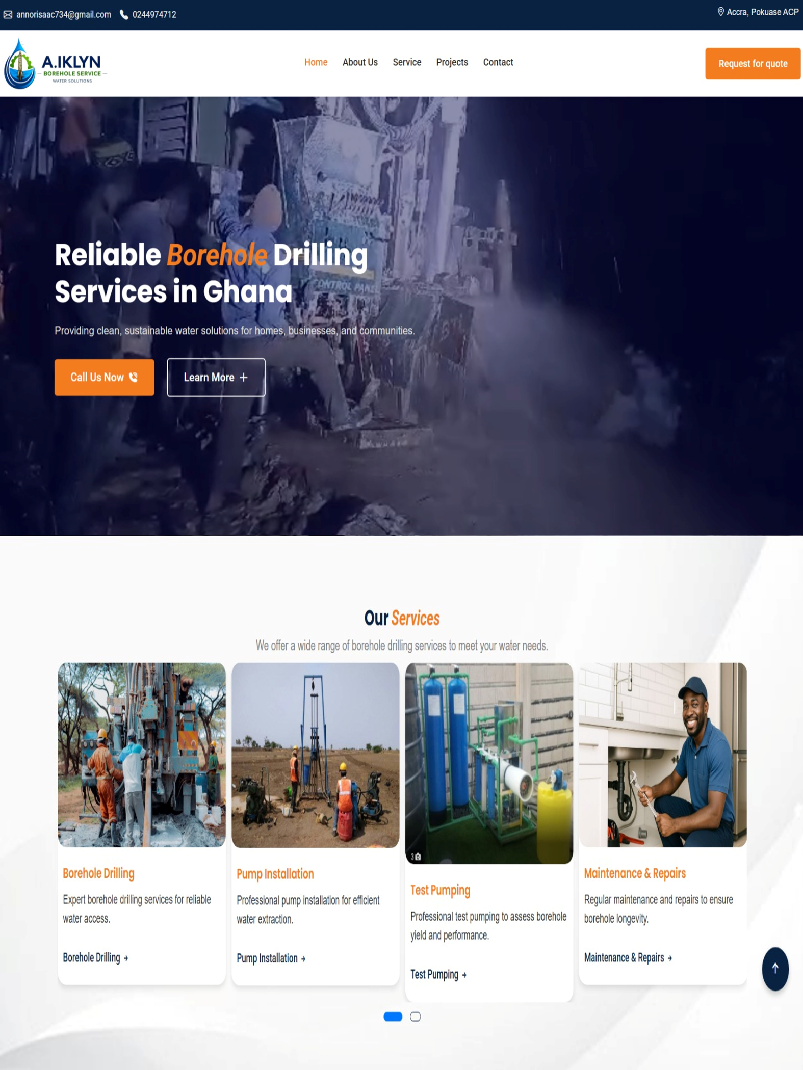 Isaacski Web Development Agency - Project